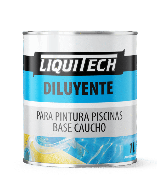 Diluyente para pintura de piscinas base caucho