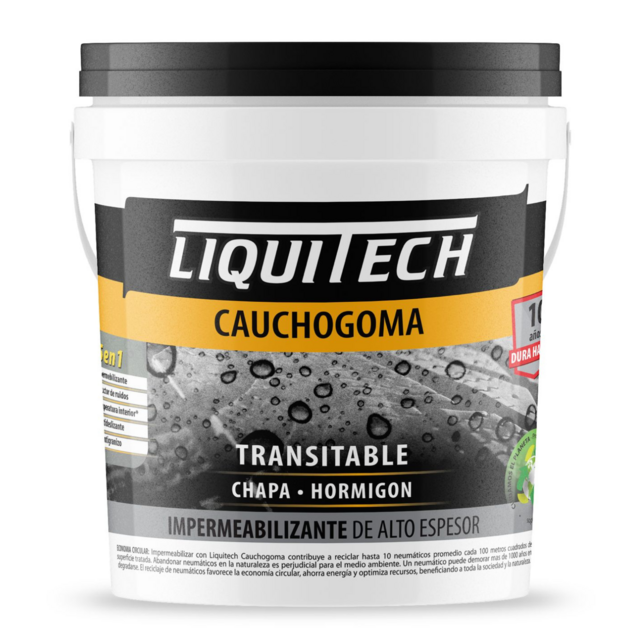 Cauchogoma impermeabilizante de alto espesor