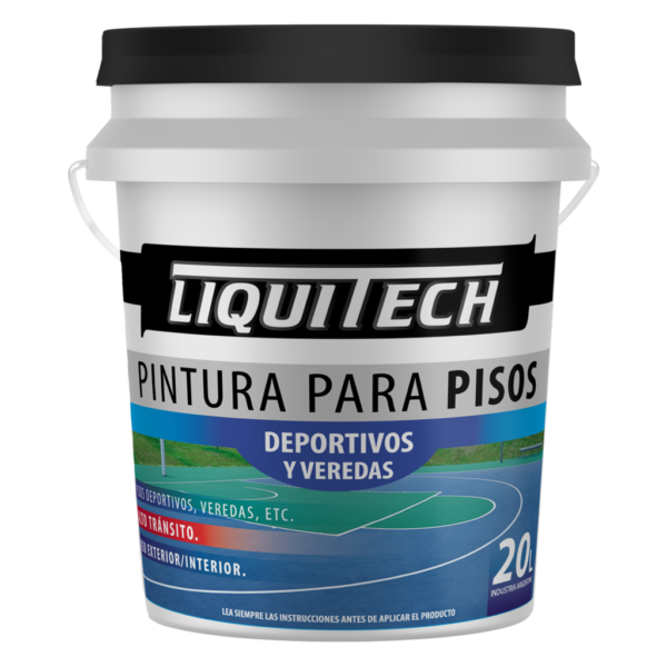 Pintura para pisos deportivos y veredas